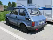 Ein Fiat 126 mit dem perfekten Kennzeichen in Oedt, 25.5.17