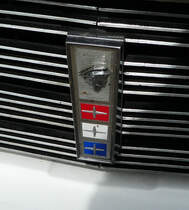 =Mercury Comet Frontemblem, gesehen bei der Technorama in Kassel im März 2017