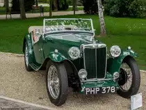 MG TC. Foto: IV. Balatonfüred Concours d'Elegance, Mai 2017.