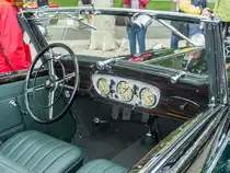 Mercedes-Benz 170S Interieur. Foto: IV. Balatonfüred Concours d'Elegance, Mai 2017.