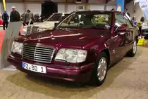 =MB C 124 steht bei der Technorama in Kassel im März 2017