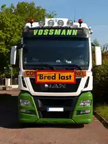 MAN TGX Sattelzugmaschine mit  Beifahrer  gesehen in Nordhausen 13.05.2017