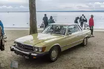 Mercedes-Benz C107, fotografiert auf der IV. Balatonfüred Concours d'Elegance, Mai 2017.
