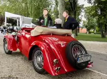 Aero S1000 (Rückansicht) aus 1935, fotografiert auf der IV. Balatonfüred Concours d'Elegance, Mai 2017.