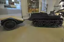 Ein NSU Kettenkrad mit Anhänger im Heeresgeschichtlichen Museum Wien (November 2010)
