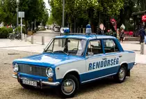 Lada 1200 der ehemaligen Polizei. IV. Balatonfüred Concours d'Elegance ausgestellt (Mai, 2017).