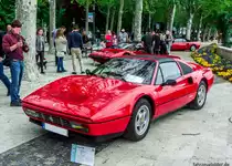 Dieser Ferrari 328 wurde auf der IV. Balatonfüred Concours d'Elegance ausgestellt (Mai 2017)