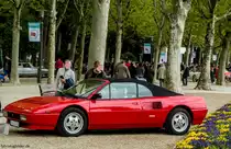 Dieser Ferrari Mondial T Cabriolet wurde auf der IV. Balatonfüred Concours d'Elegance ausgestellt (Mai 2017).