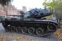 Ein mittlerer Kampfpanzer vom Typ M60A3Ö im Heeresgeschichtlichen Museum Wien (November 2010)
