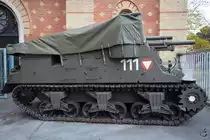 Eine Chrysler M7 Priest Panzerhaubitze im Heeresgeschichtlichen Museum Wien (November 2010)