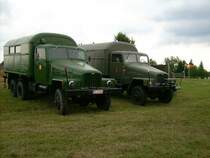 2x Horch G5 Werkstattwagen beim Milit�rfahrzeugtreffen am Betzelberg in Neustadt/Vogtl.