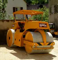 Tandemwalze, gesehen in der Schweiz, Mai 2017