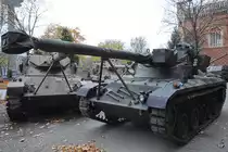 Ein mittlerer Kampfpanzer vom Typ M60A3Ö im Heeresgeschichtlichen Museum Wien (November 2010)