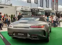 Mercedes-Benz AMG GT Cabriolet, Rückansicht, aufgenommen am 14.05.2017.