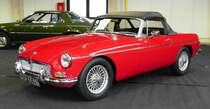 =MG B Roadster, Bj. 1964, gesehen bei der Technorama in Kassel im März 2017