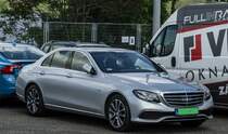 Mercedes-Benz E-Klasse (W213) Plugin Hybride am 14.05.2017 auf dem Parkplatz des Hungaroring.