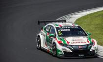 Honda Civic WTCC Rennauto am 14.05.2017 auf dem Hungaroring.