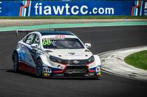 Lada Vesta  WTCC Rennauto am 14.05.2017 auf dem Hungaroring.