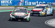 Honda Civic und Citroen C-Elysée WTCC Rennautos am 14.05.2017 auf dem Hungaroring.
