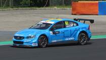 Polestar Cyan Racing Volvo S60, gesehen auf dem WTCC Rennen am 14.05.2017.