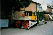 Schneeschleuder P 3320 Saurer im Verkehrshaus der Schweiz in Luzern