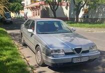 Solche Alfa 164ern sind schon ganz selten geworden. Am 20.05.2017 bin ich mir mit einem relativ schönen Exemplar getroffen.