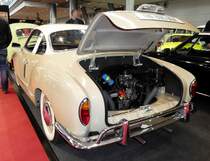 =Karmann Ghia Typ 14, ausgestellt bei den Retro Classics Stuttgart im März 2017