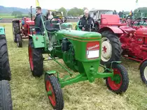 Wesseler WL17. 1954 - 1958. Der wassergekühlte 2-Zylinderdieselmotor hat einen Hubraum von 1400 cm³ und leistet 18 PS. Treckertreffen Wechte am 01.05.2017. Danke für die ergänzenden Informationen des Eigentümers!