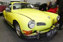 =Karmann Ghia Typ 14, ausgestellt bei den Retro Classics Stuttgart im März 2017
