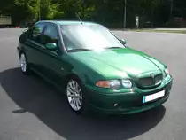 MG ZS180. 2001 - 2005. Der ZS 180 ist, bzw. war, das Spitzenmodell der ZS-Baureihe von MG-Rover. Der V6-motor hat einen Hubraum von 2.5l und leistet 177 PS. British Cars & Motorcyclesmeeting am 11.06.2017 in Krefeld.