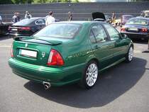 Heckansicht eines MG ZS180. 2001 - 2005. British Cars & Motorcycles Meeting am 11.06.2017 in Krefeld. 