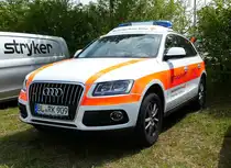 =Audi  vom DRK KV Zollernalb, gesehen auf dem Parkplatz der RettMobil 2017 in Fulda, Mai 2017