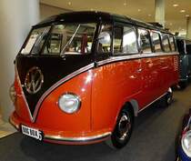 =VW T1 Samba, gesehen bei den Retro Classics Stuttgart im März 2017