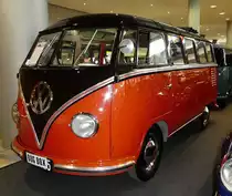 =VW T1 Samba, gesehen bei den Retro Classics Stuttgart im März 2017