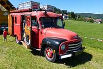 Opel Blitz (1952-60) ehemaliges Feuerwehrfahrzeug jetzt wohl als Wohnmobil im Einsatz. Oldtimertreffen Kollnburg 11.06.2017