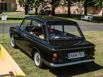 Hillman Imp (Rückansicht), fotografiert auf der XII. Lotus Retro Mobil Concours d´Elegance im Urpark des Lotus Hotels, Juni, 2017