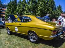Opel Kadett B LS Coupé, fotografiert auf der XII. Lotus Retro Mobil Concours d´Elegance im Urpark des Lotus Hotels, Juni, 2017