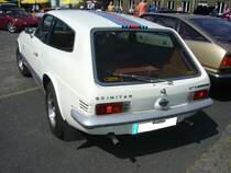 Heckansicht eines Reliant Scimitar GTE Overdrive. 1968 - 1975. British Cars & Motorcycles Meeting am 11.06.2017 in Krefeld.