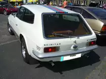 Heckansicht eines Reliant Scimitar GTE Overdrive. 1968 - 1975. British Cars & Motorcycles Meeting am 11.06.2017 in Krefeld.