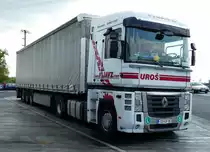 =Renault-Sattelzug rastet an der A3 im April 2017