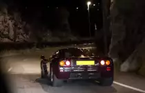 Der beruehmte McLaren F1 den Rowan Atkinson (bekannt als Mr. Bean) fuer ueber 10Mio verkauft hat, ist mitten in der Nacht des 28.05.2017 unterwegs von Monaco nach Cannes.