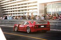 Ferrari F40 in Monaco am 21.4.2017