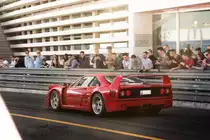 Ferrari F40 in Monaco am 21.4.2017