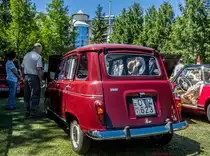 Renault 4L (Rükansicht), fotografiert auf der XII. Lotus Retro Mobil Concours d´Elegance im Urpark des Lotus Hotels, Juni, 2017.