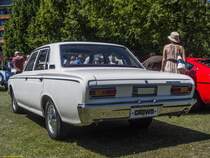 1969er Toyota Crown, Rückansicht, fotografiert auf der XII. Lotus Retro Mobil Concours d´Elegance im Urpark des Lotus Hotels, Juni, 2017.