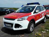 =Ford Kuga der Feuerwehr von Mühlheim/Main abgestellt auf dem Parkplatz der RettMobil 2017 in Fulda, Mai 2017