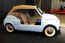 =Fiat 500  Jolly Ghia  konnte bei den Retro Classics Stuttgart im März 2017 geordert werden