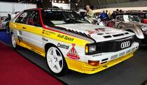 =Audi Quattro, konnte bei den Retro Classics Stuttgart im März 2017 bewundert werden