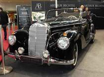 =MB 220 Cabriolet, Bj. 1952, konnte bei den Retro Classics Stuttgart im März 2017 geordert werden
