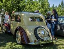 Adler Junior Rückansicht, gesehen auf der XII. Lotus Retro Mobil Concours d´Elegance im Urpark des Lotus Hotels, Juni, 2017.